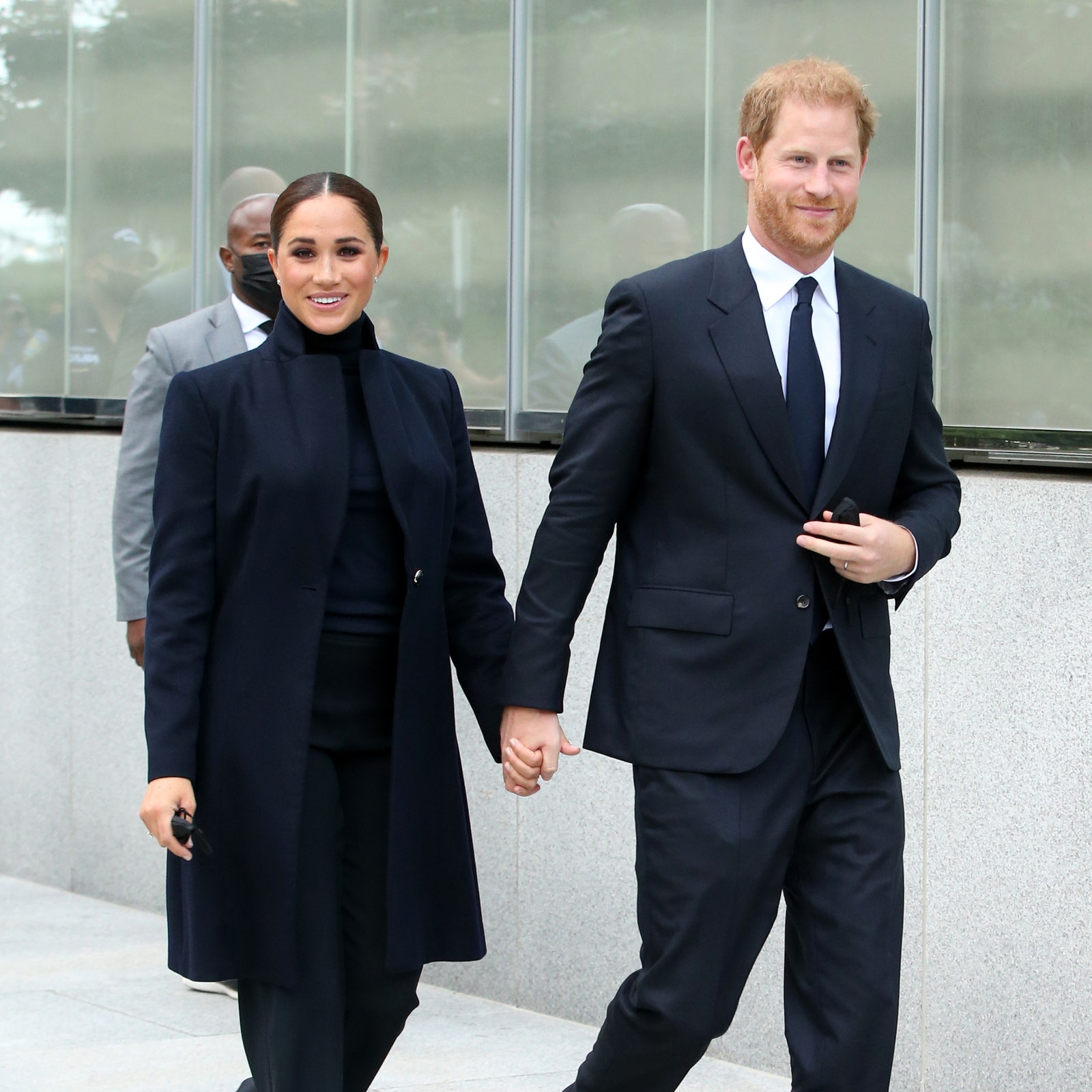 New York Il principe Harry e Meghan Markle arrivano all'osservatorio di One World Trade Center