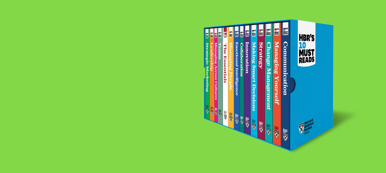 HBR's 10 Must Reads Box Set offers essential reading on topics critical to the success of every manager.