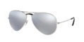 Mt Silver / Dk Grey Mirror Polarized