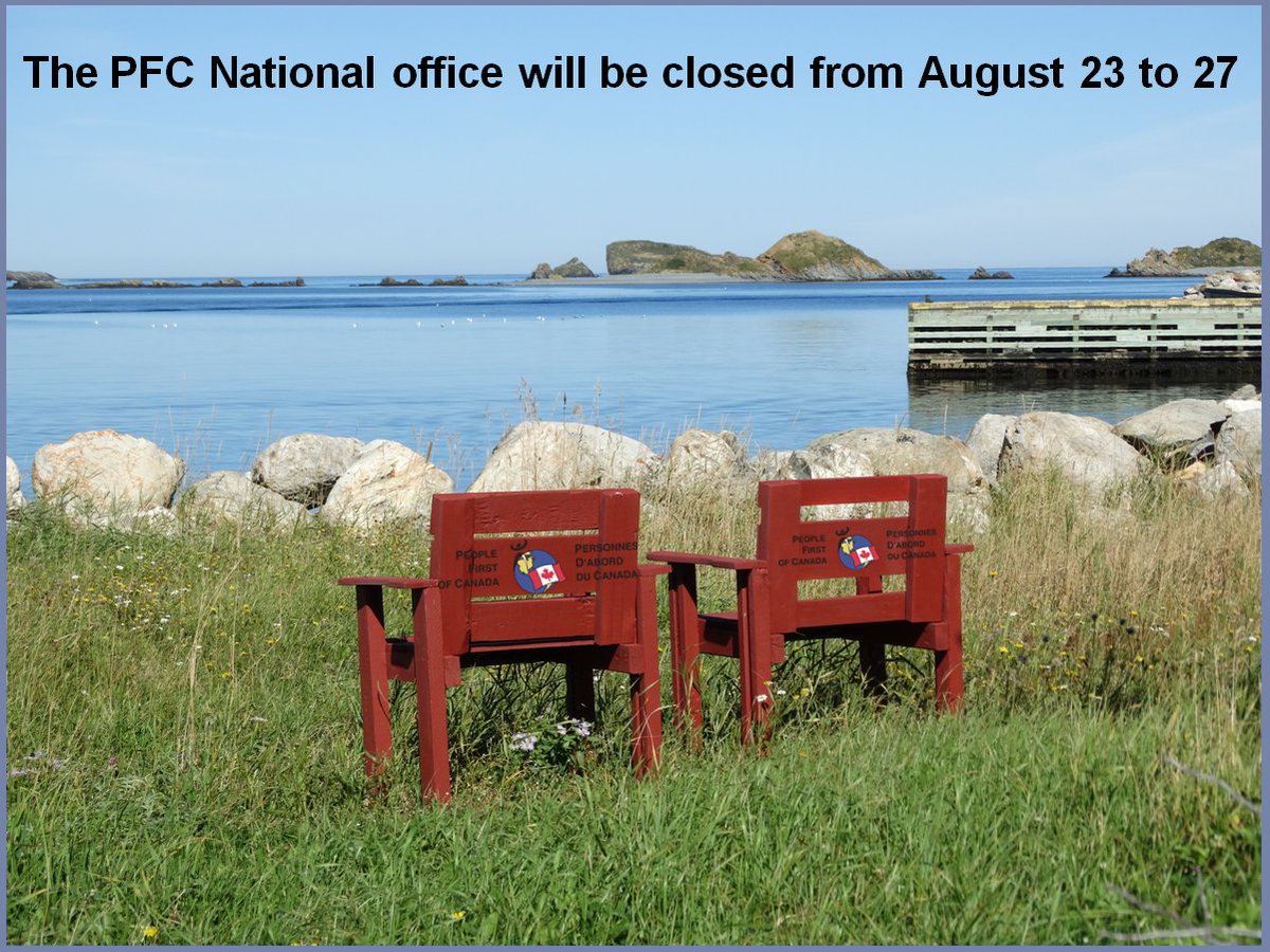 PFC National office will be closed from August 23 to 27, 2021. 