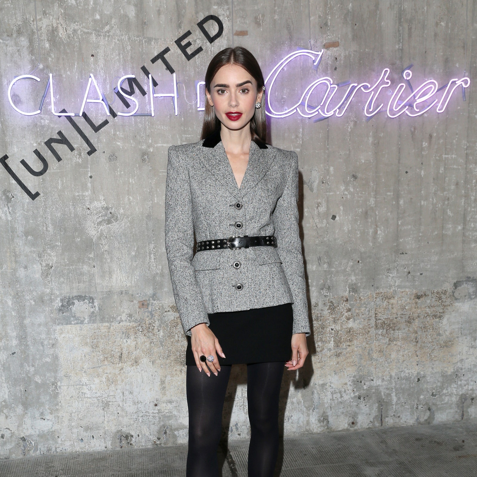 Lily Collins Clash de Cartier lanzamiento Berln coleccin