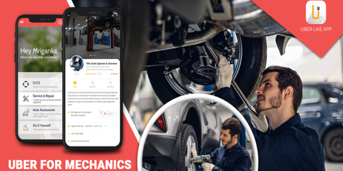 Lift your business by opting for Uber for Mechanics app development - Cover Image