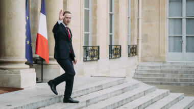 Mark Zuckerberg im Élysée-Palast