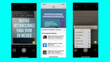 Qué es y como funciona el Live Text del iOS15 en el iPhone