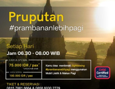 Prambanan Pruputan #lebihpagi