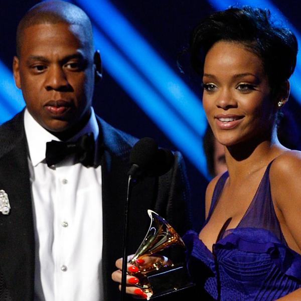 JAY-Z & Rihanna at the 2008 GRAMMYs