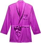 Savage X Fenty, Men's, Savage X Smoking Jacket, Juicy Purple Jacquard Monogram, M