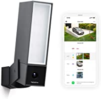 Netatmo Telecamera Wifi Esterno, Luce Integrata, Sensore Di Movimento, Visione Notturna, Senza abbonamenti, NOC01-IT...