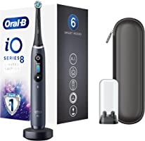 Oral-B iO 8 Go Electric Edizione Limitata Spazzolino Elettrico Ricaricabile Nero, Con Tecnologia Magnetica, Display A...