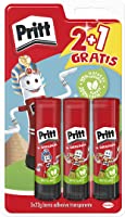 Pritt Barra Adhesiva, pegamento infantil seguro para niños para manualidades, cola universal de adhesión fuerte para...