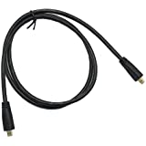 Seadream High Speed Micro HDMI Male to Micro HDMI Male Cable,Micro HDMI Type D Male to Male Cable Gold Plated (Black 3Feet)