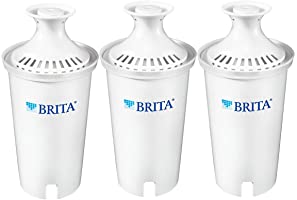 Brita Standard Water Filter, Standard Replacement Filters for Pitchers and Dispensers, BPA Free, 3 Count