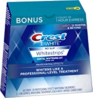 Crest 3D White Professional Effects Whitestrips 20 Treatments + Crest 3D White 1 Hour Express Whitestrips 2 Treatments -...