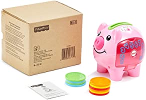 Fisher-Price Laugh & Learn Smart Stages Piggy Bank, Cha-ching! Get Ready To Cash In On Playtime Fun And Learning!