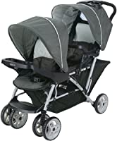 Graco DuoGlider Double Stroller | Lightweight Double Stroller with Tandem Seating, Glacier