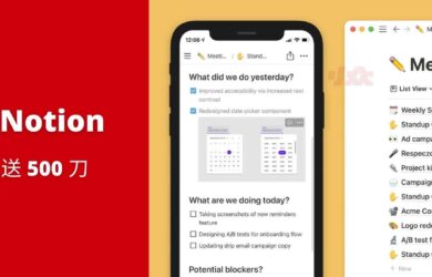 Notion 活动：绑卡送 500 刀，可用 10 年 Personal Pro，完全不扣费 8
