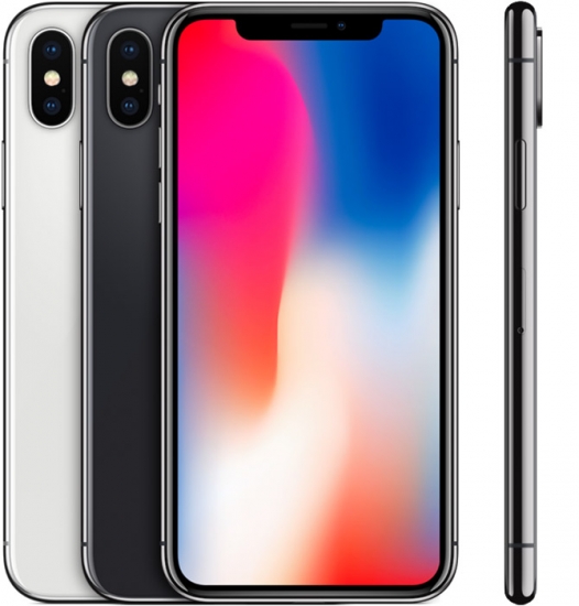 iPhone X in kleuren.