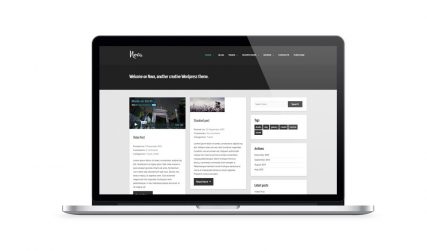 Nova, responsive WordPress blog theme.