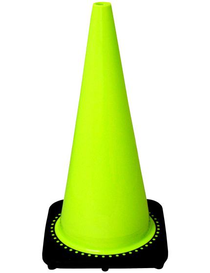 28 inch Black Base Lime Cone