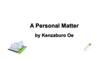 Online Book Club: A Personal Matter by Kenzaburo Oe