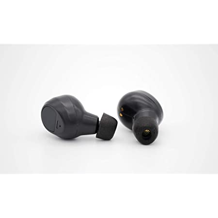 Dekoni Audio TWS Series Bulletz - Moldable Memory Foam Isolation Wireless Earbud Tips, Black (Sample Pack)