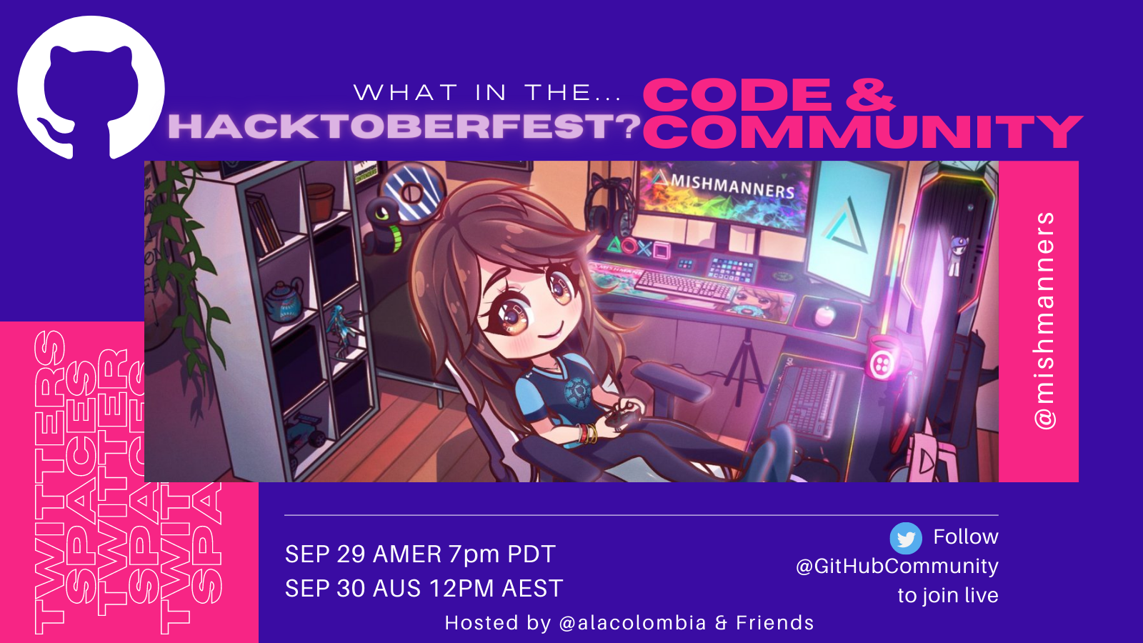 GitHub Community Twitter Spaces Hacktoberfest