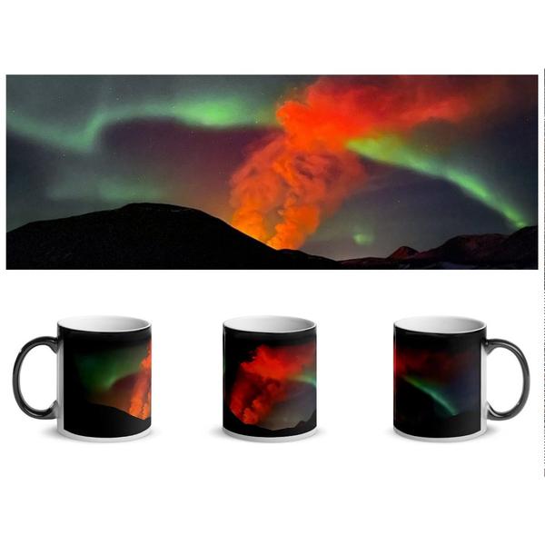 Volcano Aurora Magic Mug