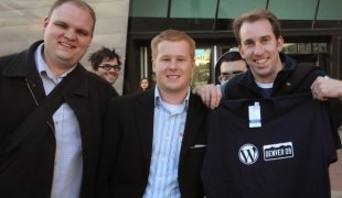 Alex King, Devin Reams, and Matt Richmond at WordCamp Denver