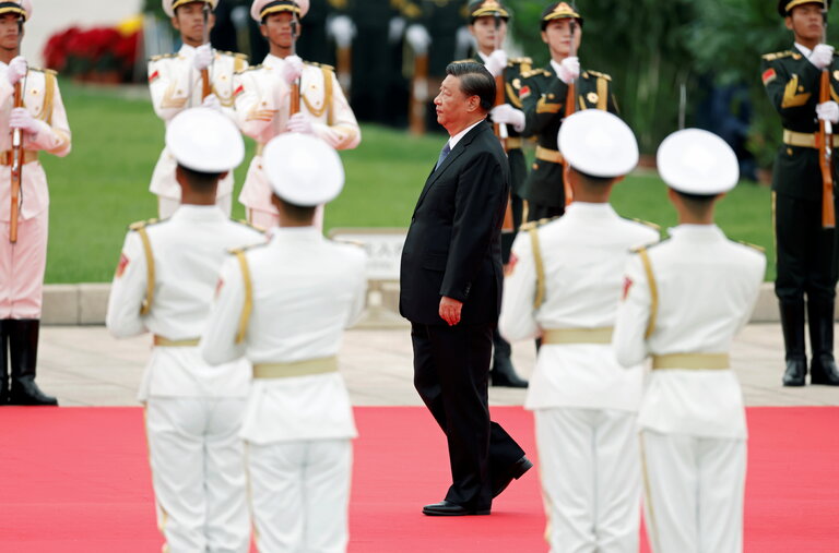 Xi Jinping in Tiananmen Square in Beijing on Thursday. In Mr. Xi’s China, success in business no longer guarantees safety.