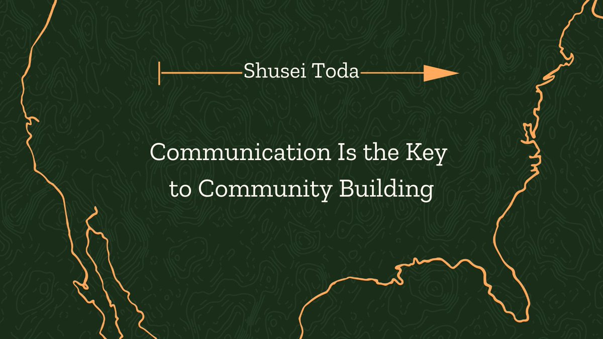Communication Is the Key  to Community Building