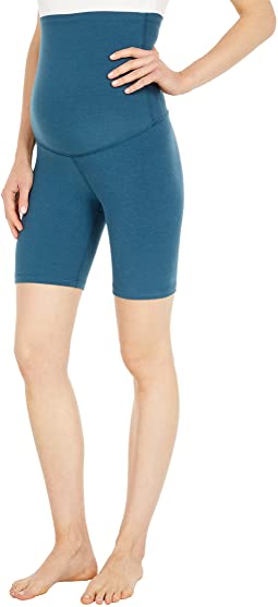 Maternity Spacedye Empire Waisted Biker Shorts