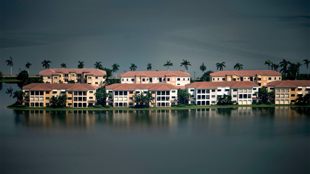 Flooded homes in Florida