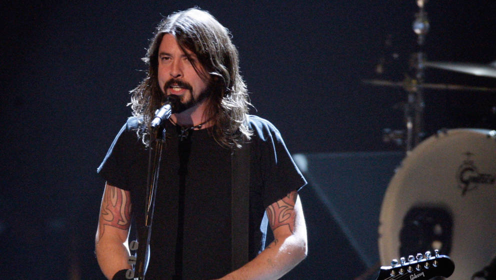 Dave Grohl, Sänger der Foo Fighters im Jahr 2008