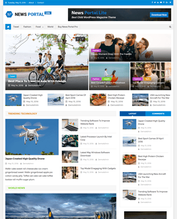 Free WordPress Magazine Theme