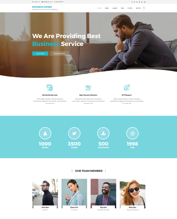 Free Business WordPress Theme