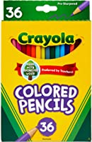 Crayola Colored Pencil Set, School Supplies, Assorted Colors, 36 Count, Long