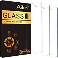 Ailun Screen Protector Compatible for iPhone 8 plus,7 Plus,6s Plus,6 Plus, 5.5 Inch 3Pack Case Friendly Tempered Glass