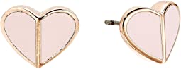 Heritage Spade Small Heart Studs Earrings