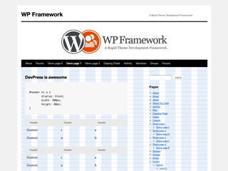 WP Framework