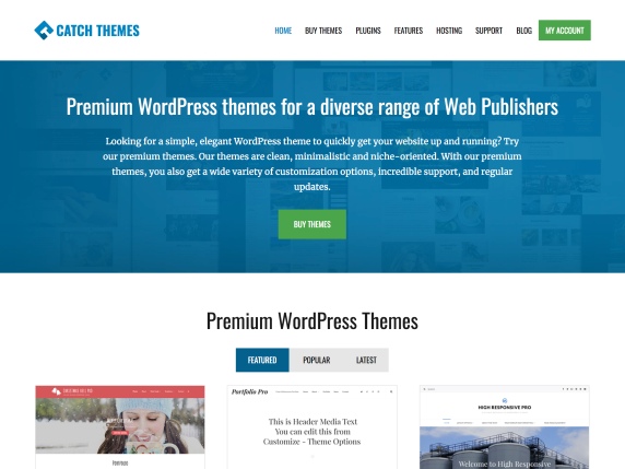 Web de Catch Themes