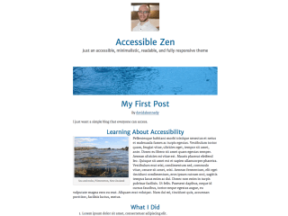 Accessible Zen