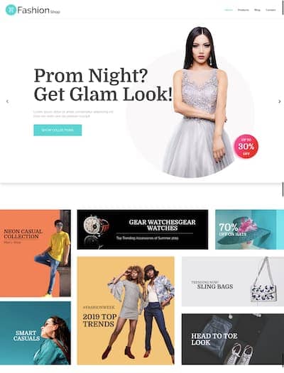 WordPress fashion shop theme