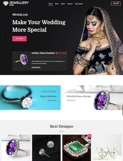 WordPress jewelry theme