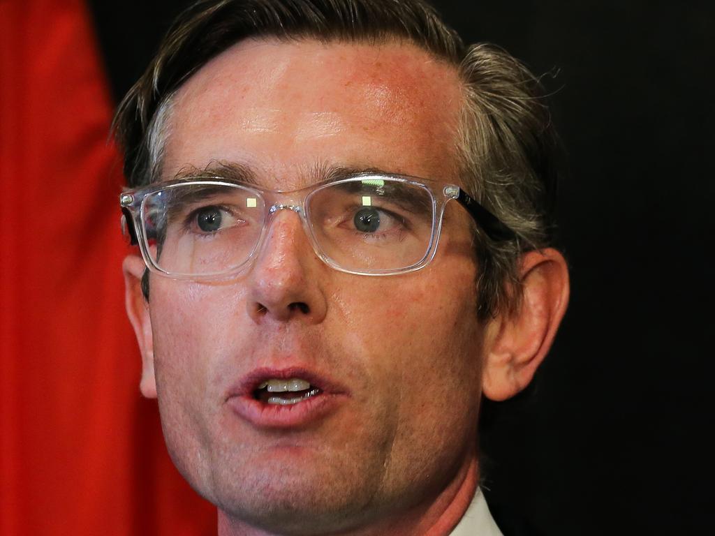 SYDNEY, AUSTRALIA - NewsWire Photos, OCTOBER 05 2021:Dominic Perrottet addresses the media during a press conference as the new leader of the Parliamentary Liberal Party at Parliament House in Sydney. Picture: NCA NewsWire / Gaye Gerard