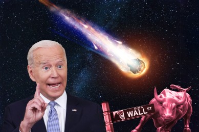 Joe Biden said a “meteor” could crash into the US economy if Congress doesn’t raise the government’s debt ceiling.