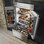 organized Whirlpool refrigerator