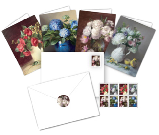 Floral notecards available from the Postal Store.