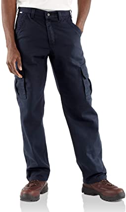 Flame-Resistant Canvas Cargo Pants