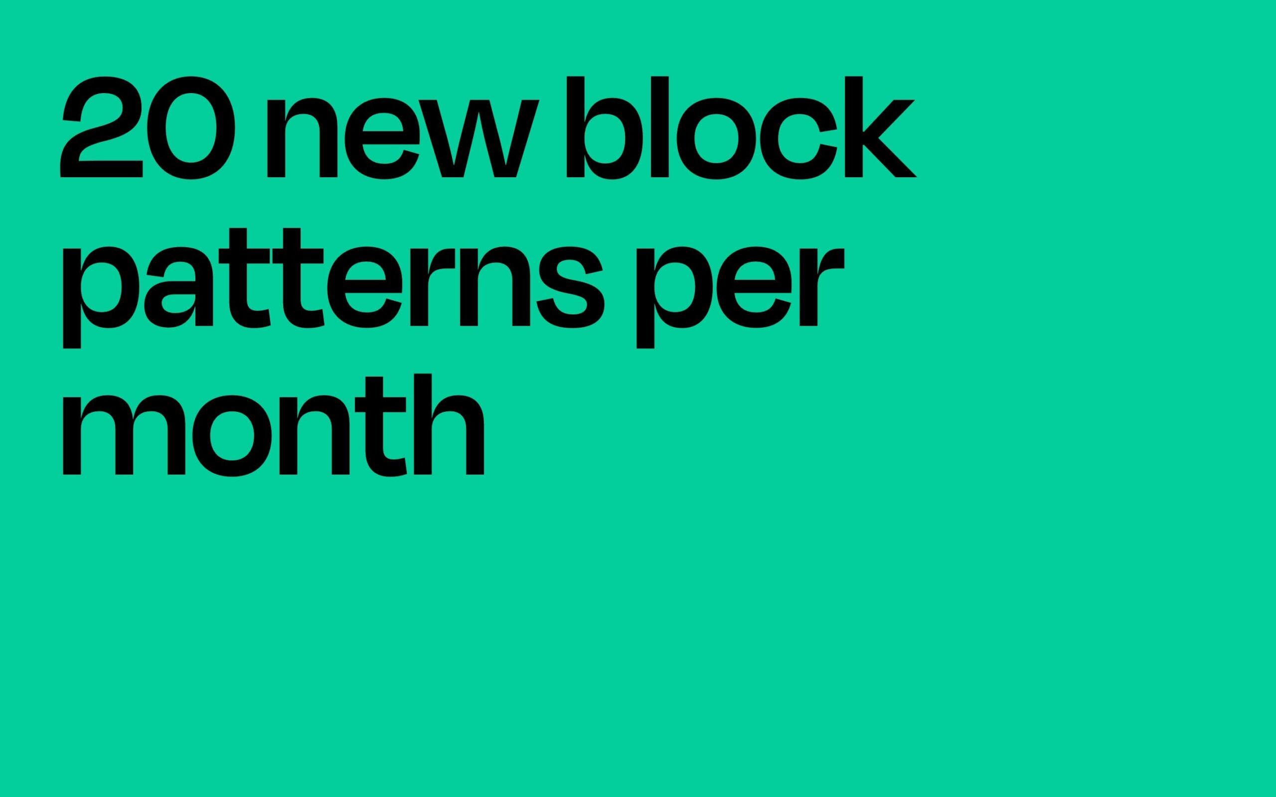 WordPress Block Patterns Aino 