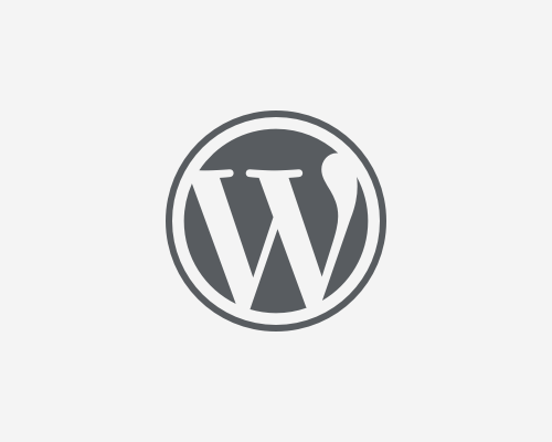 WordPress logotips - W zīme